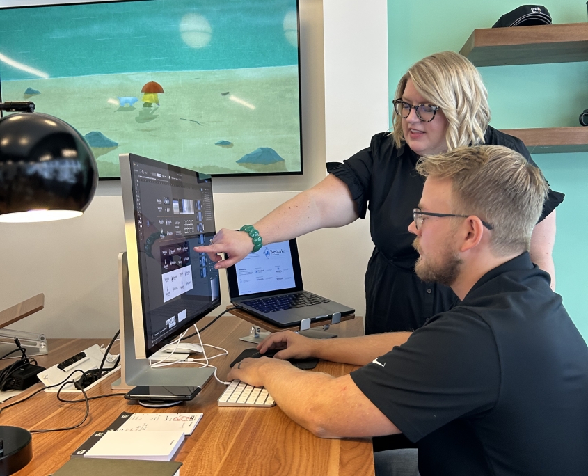 Bev and Austin Collaborating For Blog Post July 2025