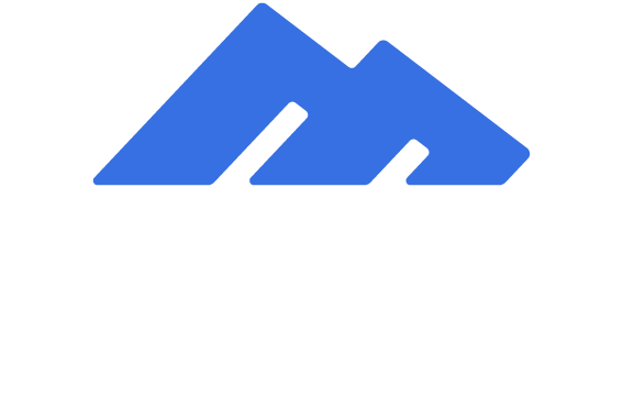Blumont Energy logo, showing three mountains, designed by Estland