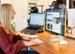 Lindsey Kelly, one of Estland's newest Art Directors.